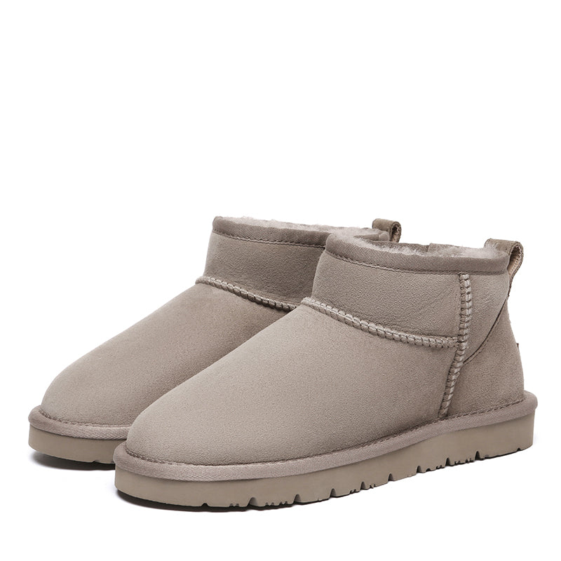 EverUgg Ultra Mini Classic UGG Boots for women in special colors with cozy sheepskin lining and suede exterior.