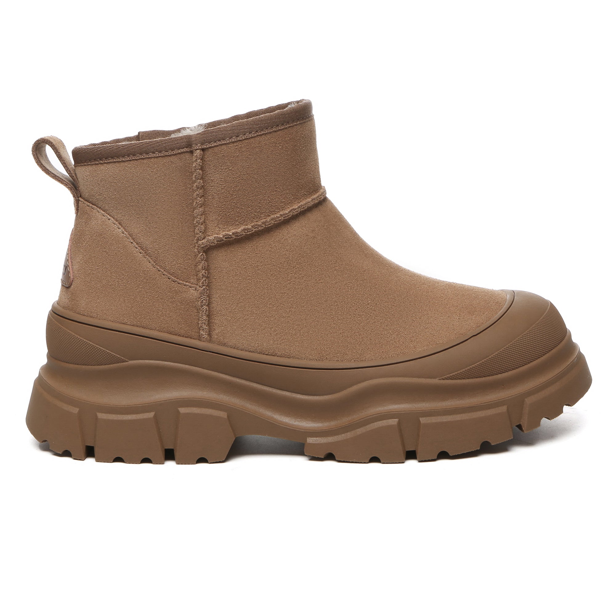 EverUgg Ultra Mini Classic Chunky UGG platform shoes for women, featuring a stylish design with a chunky sole and classic UGG style.