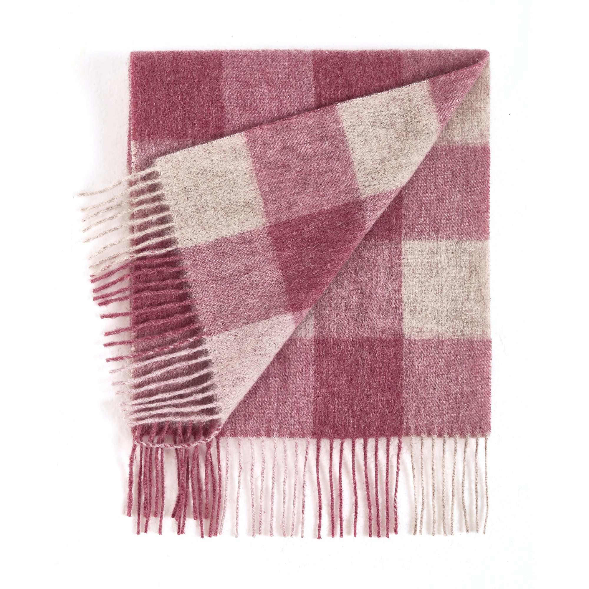 EverUgg Urban UGG tartan wool scarf with classic red and black plaid pattern, cozy and stylish apparel accessory.