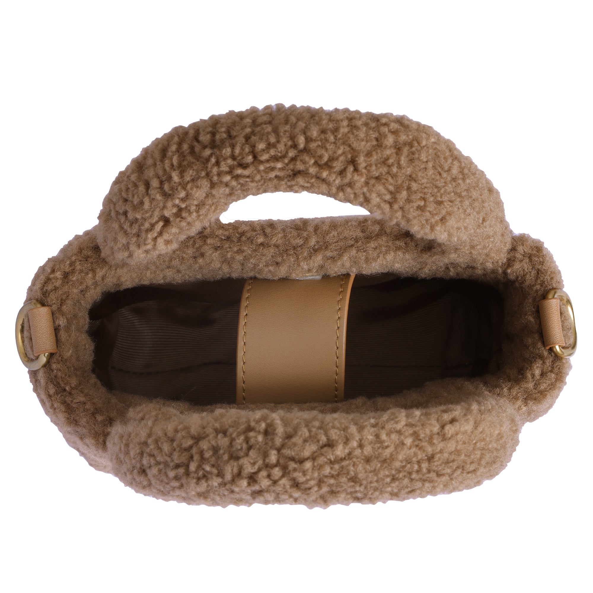 Vegan adjustable shoulder handbag from EverUgg with sleek design and compact size, perfect for everyday accessories.