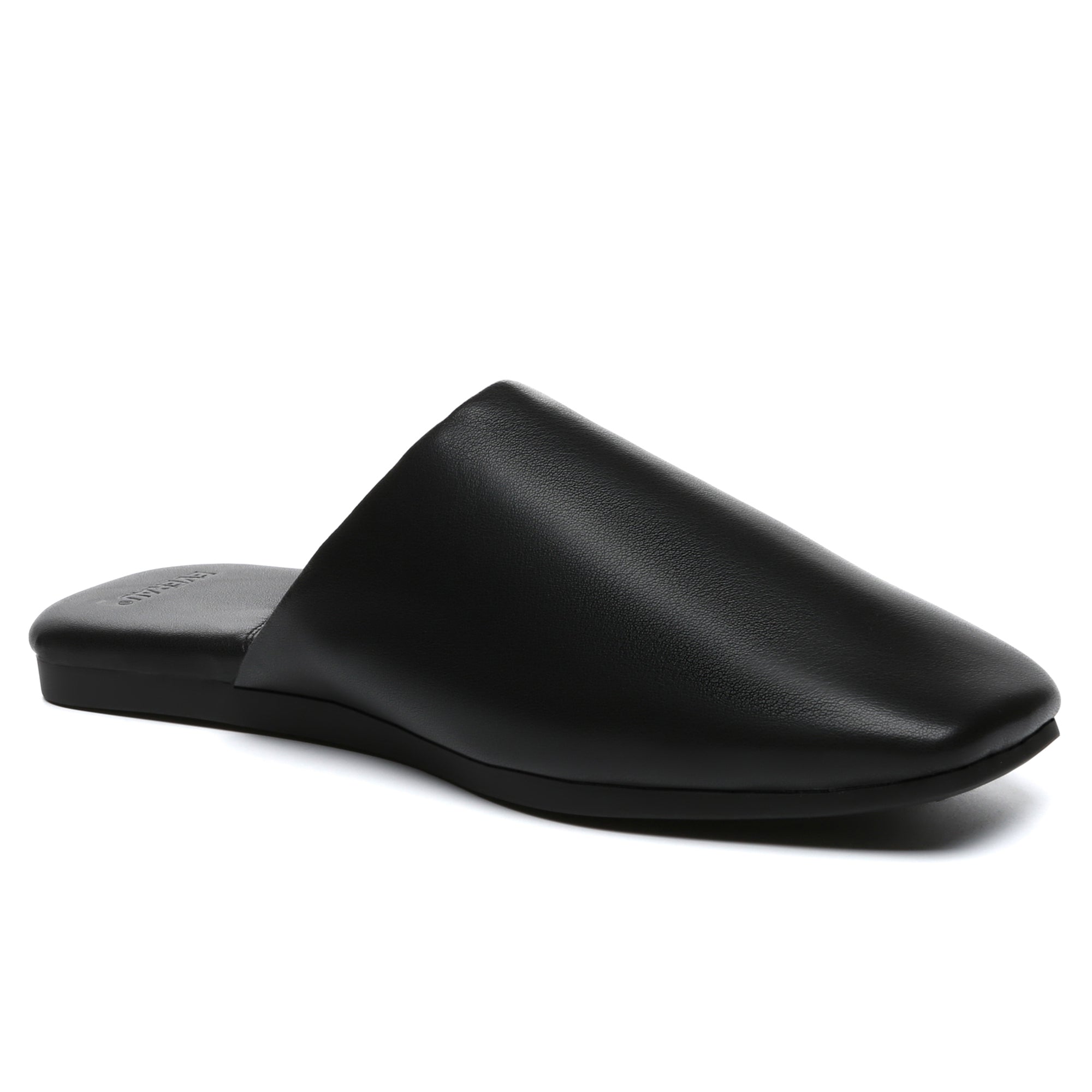 Women’s leather mule flats by EverUgg, stylish slip-on shoes with a sleek design perfect for casual or dressy wear.