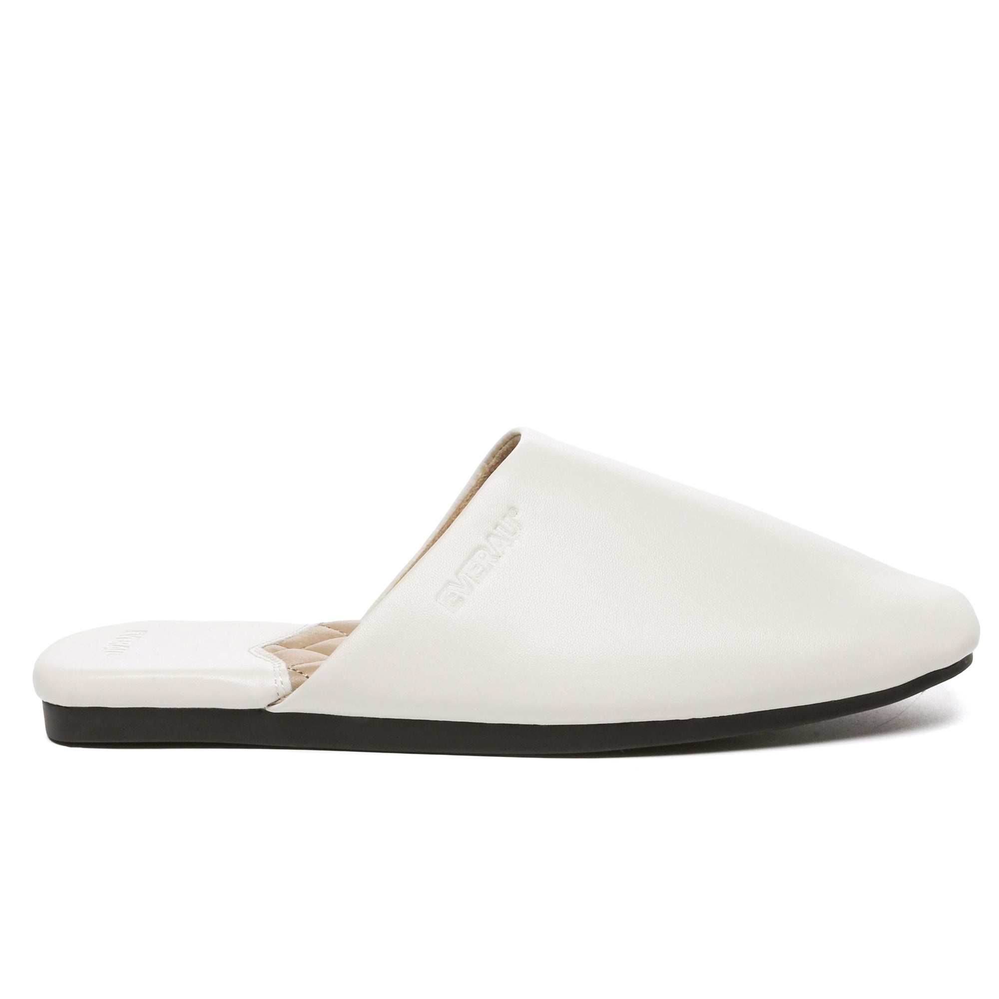 Women’s leather mules flats by EverUgg, stylish slip-on shoes with a sleek design, perfect for casual or office wear.