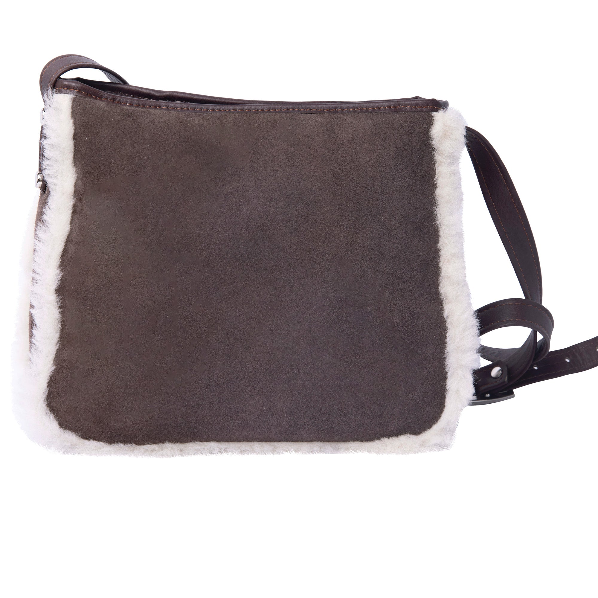 Australian-made Wool Over Shoulder Handbag by EverUgg featuring soft wool material and a stylish over-the-shoulder design.