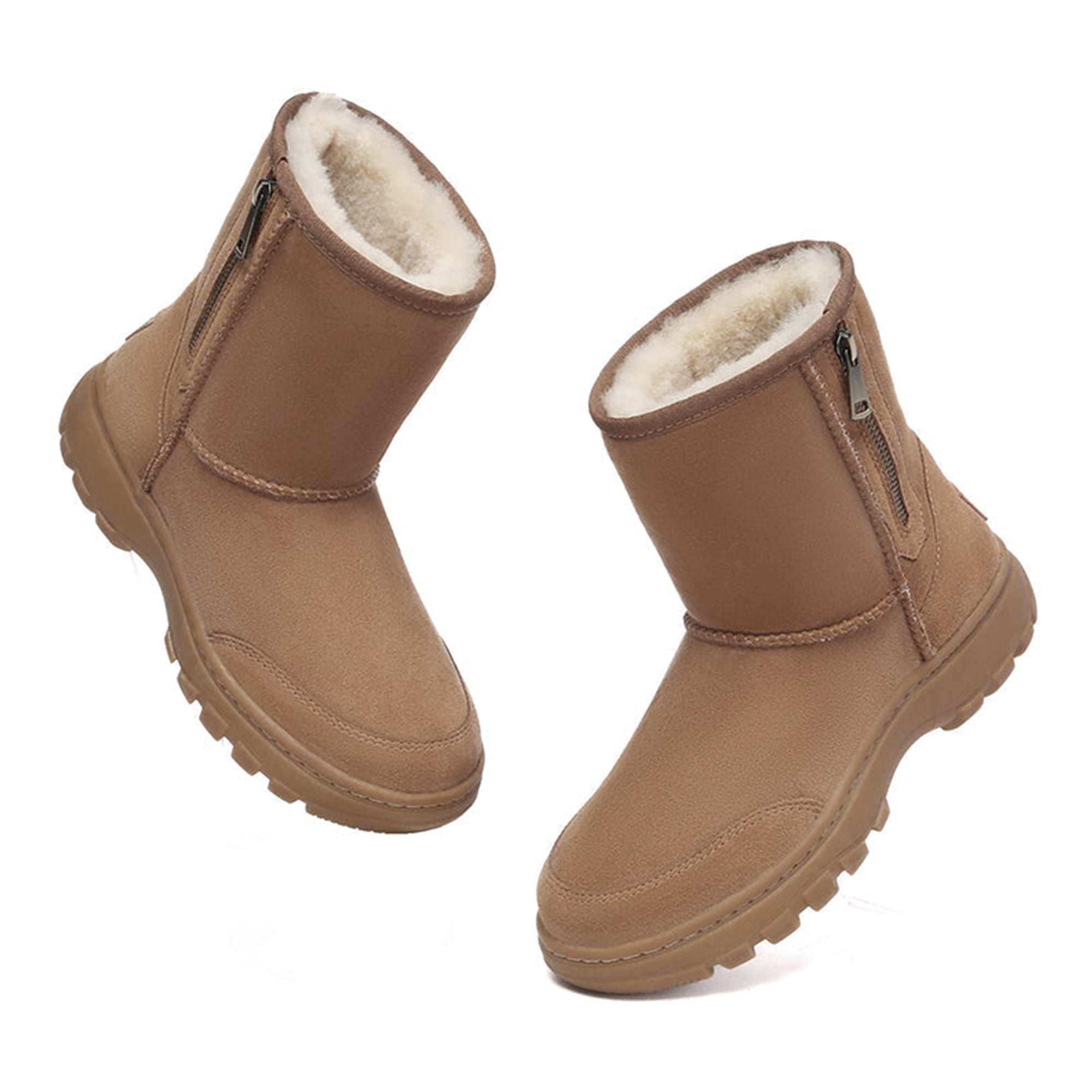 EverUgg Zipper Short Classic Explorer Boots featuring rugged design, zipper detail, and durable UGG boot construction.