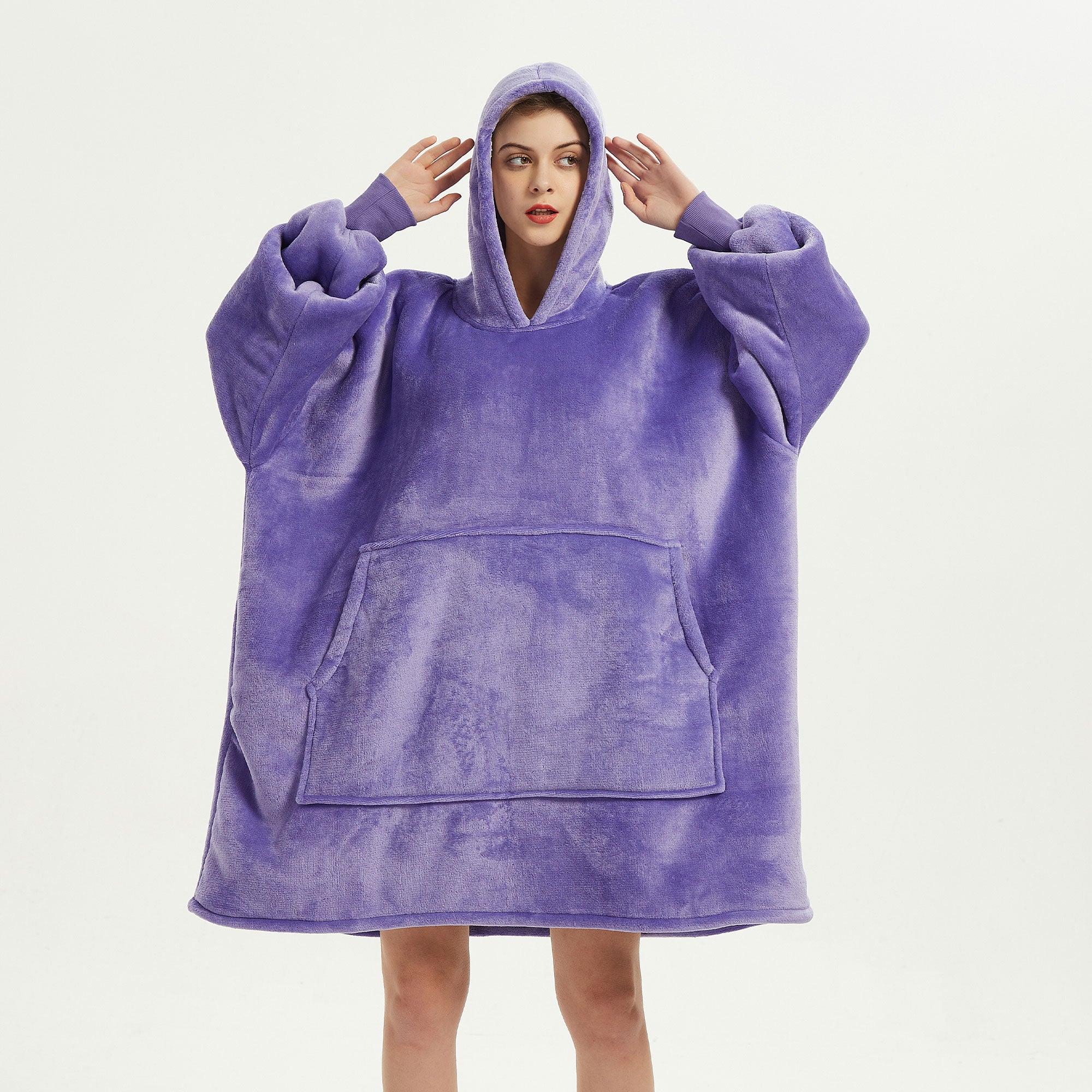Purple Hoodie Blanket