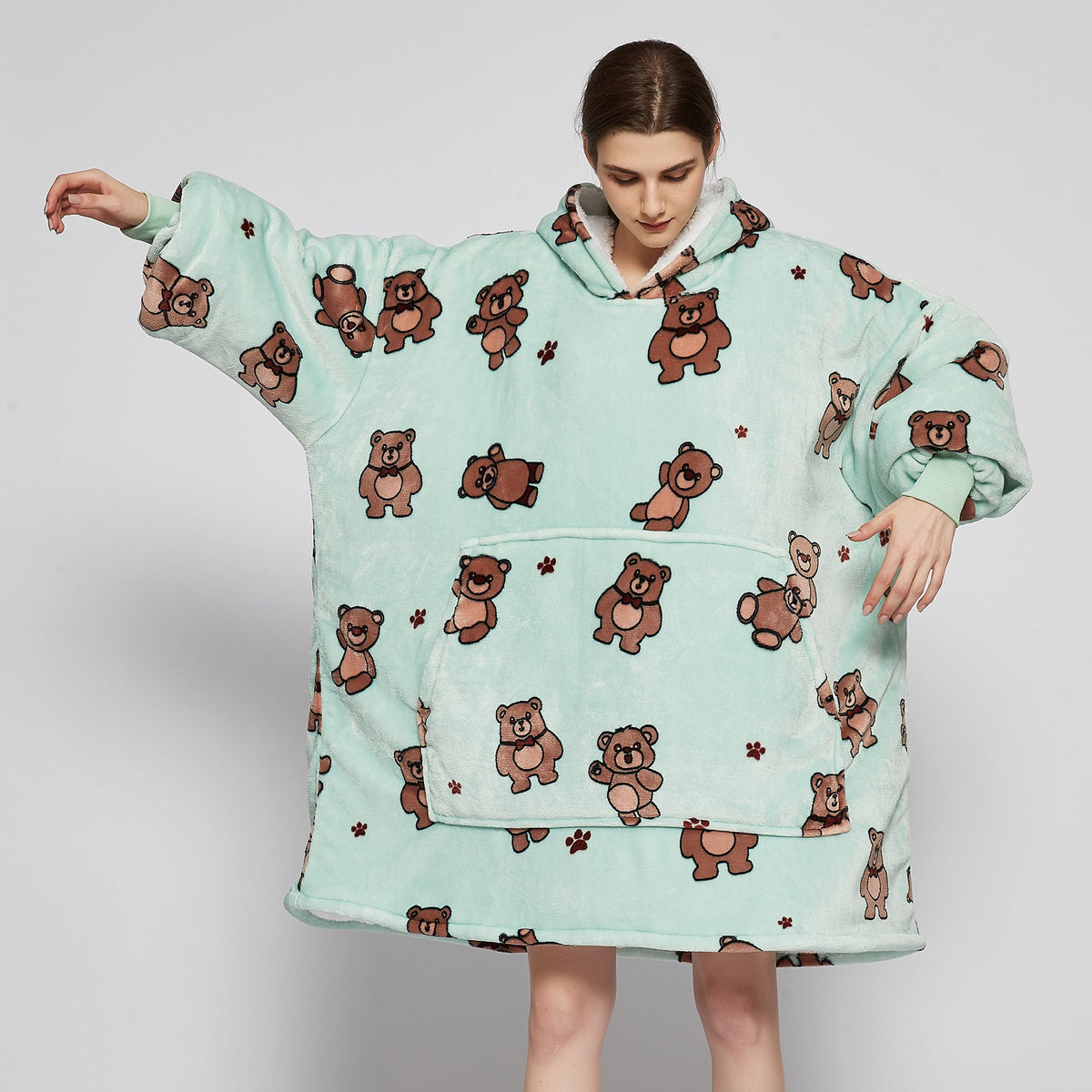 Bear Hoodie Blanket