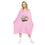Bubble Tea Bobba Print Oversized Tee
