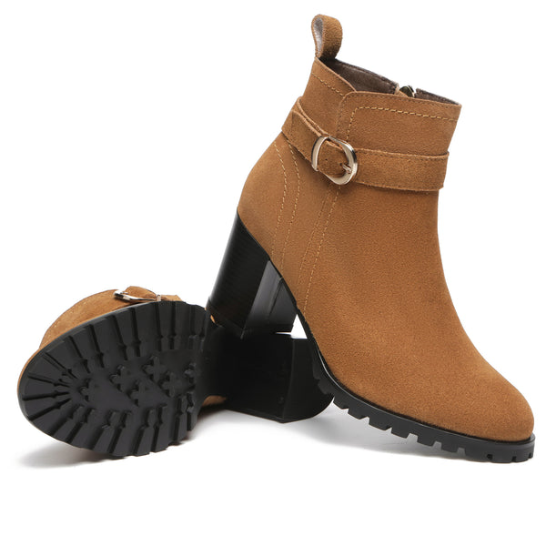 Erica Ankle Zipper Women Boots