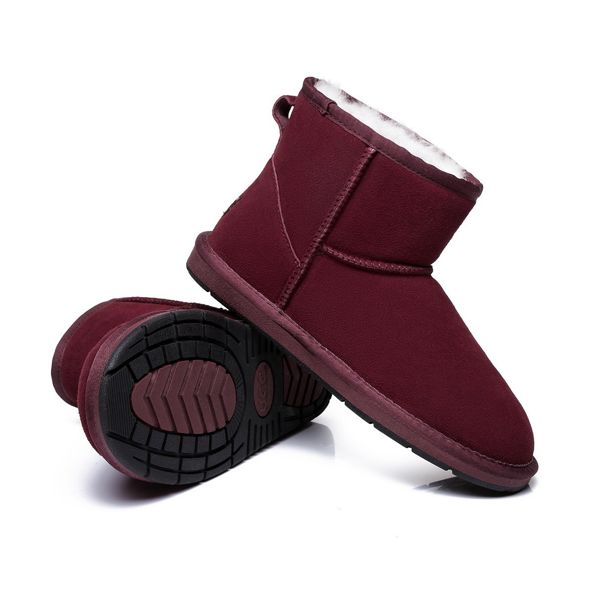 EverUgg Classic Mini UGG Boots in suede with special colors, featuring a cozy design for women.