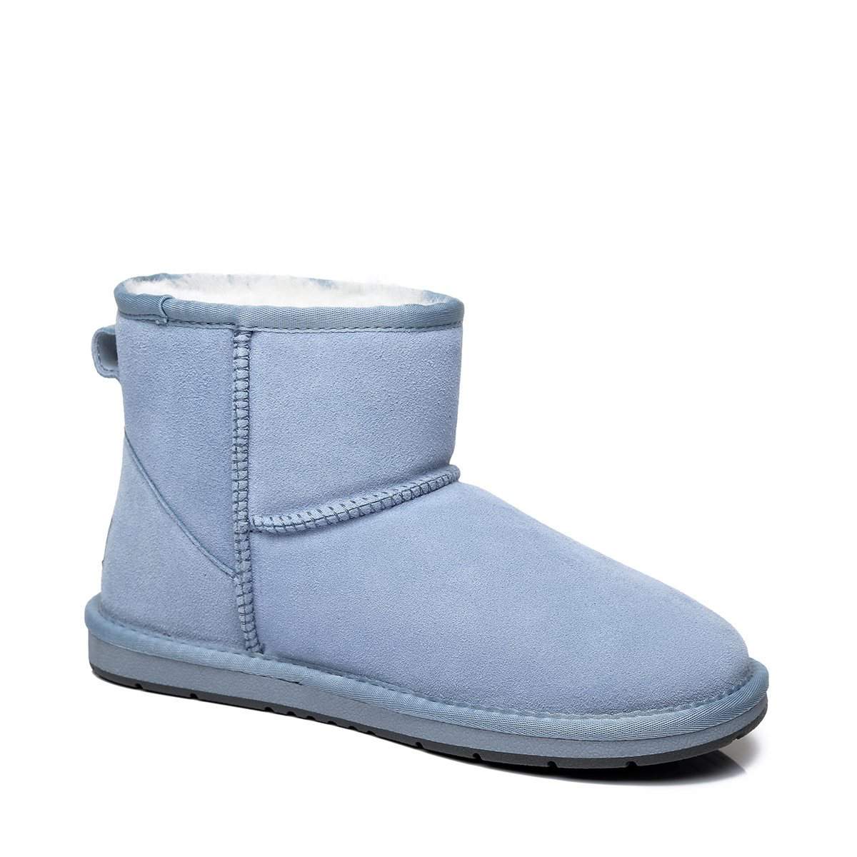 EverUgg classic mini suede UGG boots for women in special colors, featuring a cozy design and ankle-height style.