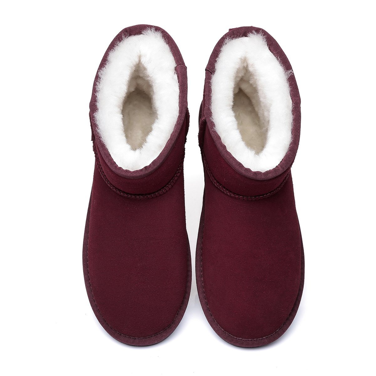 EverUgg Classic Mini UGG Boots in suede with special colors, women's shoes, stylish and cozy winter footwear.