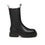 Charlotte Black Leather Women Boots