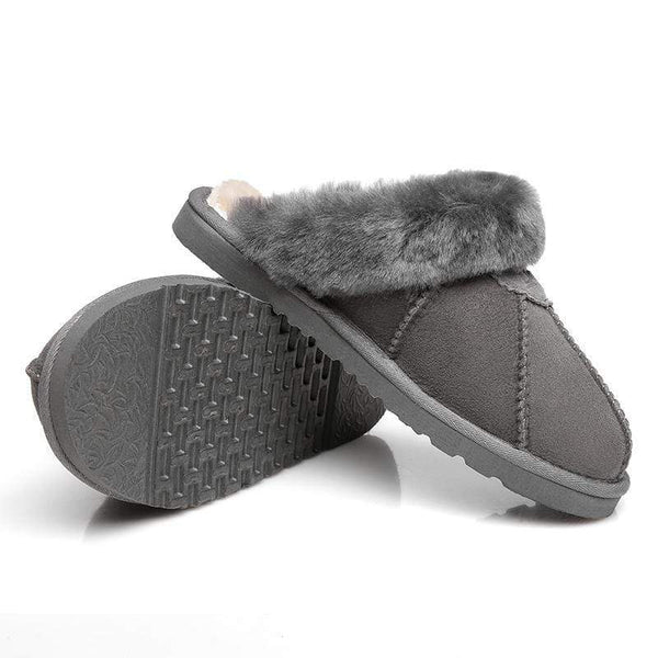 EverUgg Frankie UGG slippers for women featuring plush interior, soft suede exterior, and slip-on design for cozy comfort.