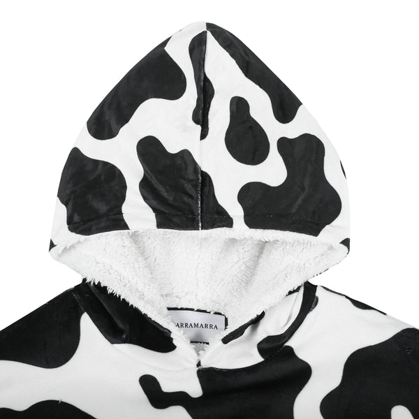 Hoodie Blanket Adult Cow