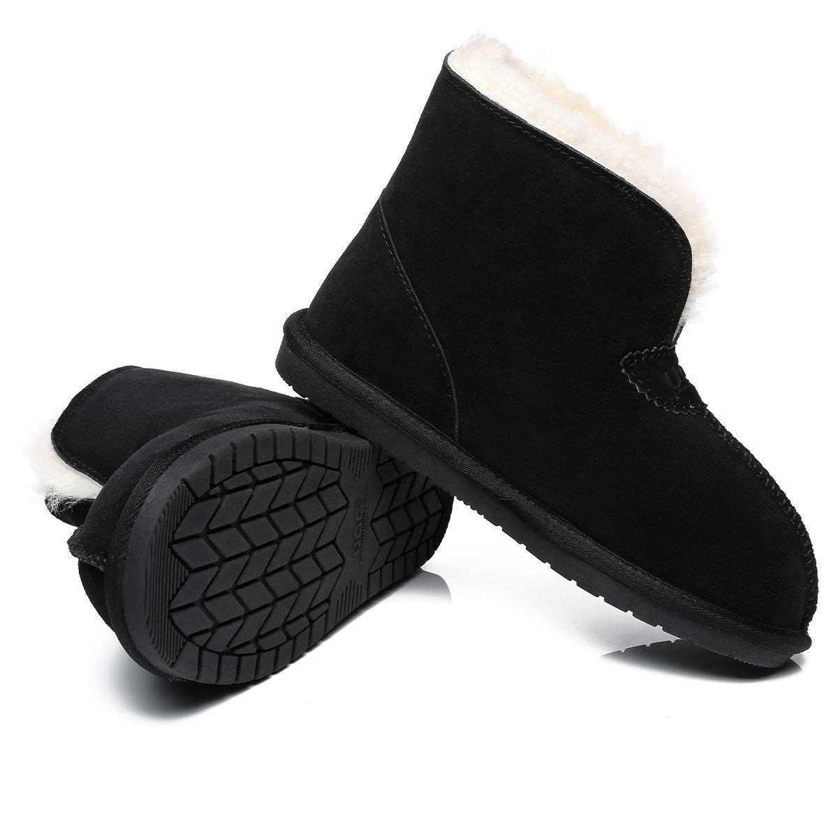 EverUgg Jonah unisex slippers made of double-face sheepskin, featuring a cozy slip-on design for comfort and warmth.