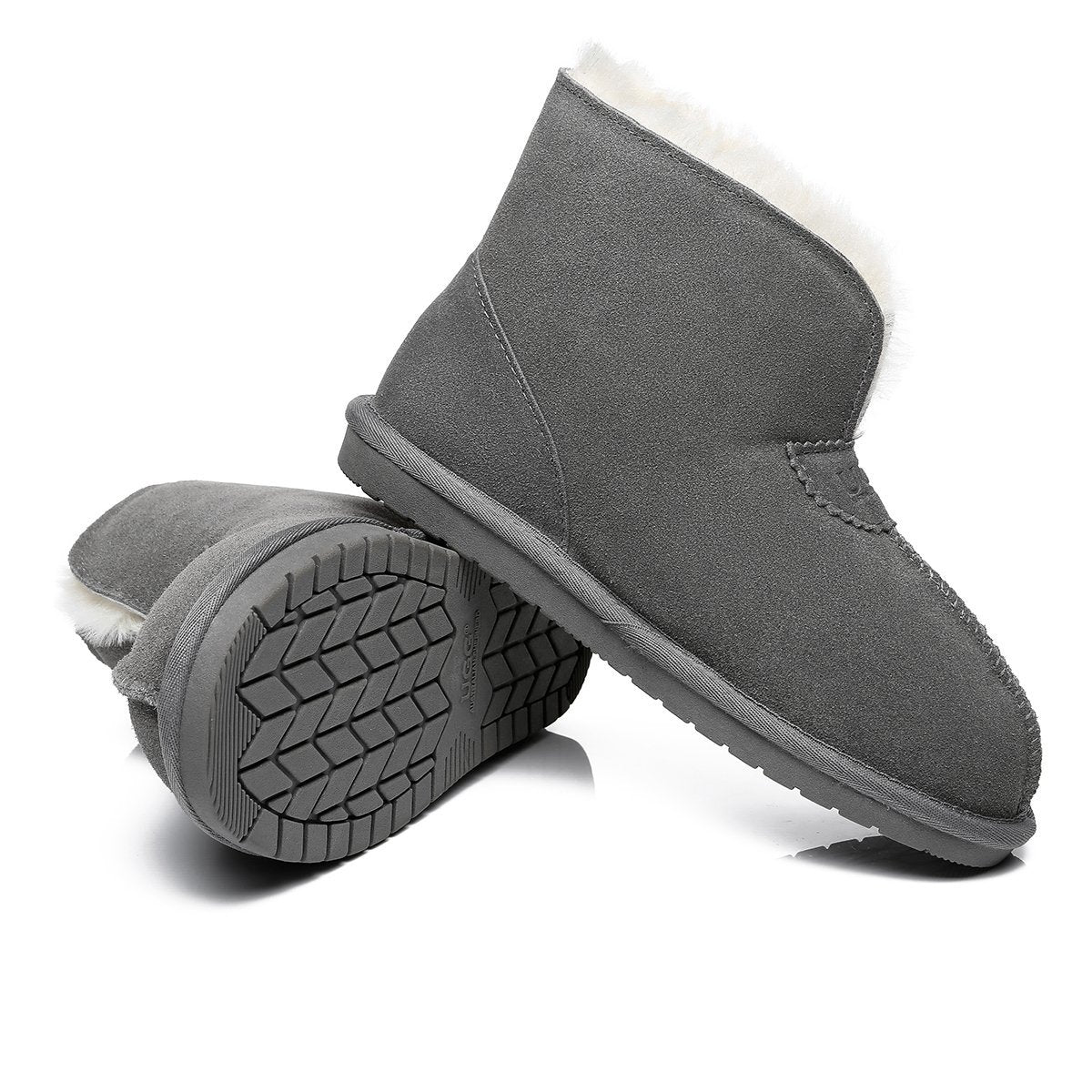 EverUgg Jonah unisex slippers with double-face sheepskin, soft and cozy UGG-style slip-on shoes for men and women.