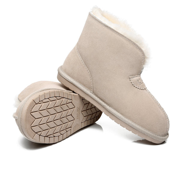 EverUgg Jonah unisex slippers with double-face sheepskin, cozy slip-on shoes for women and men.