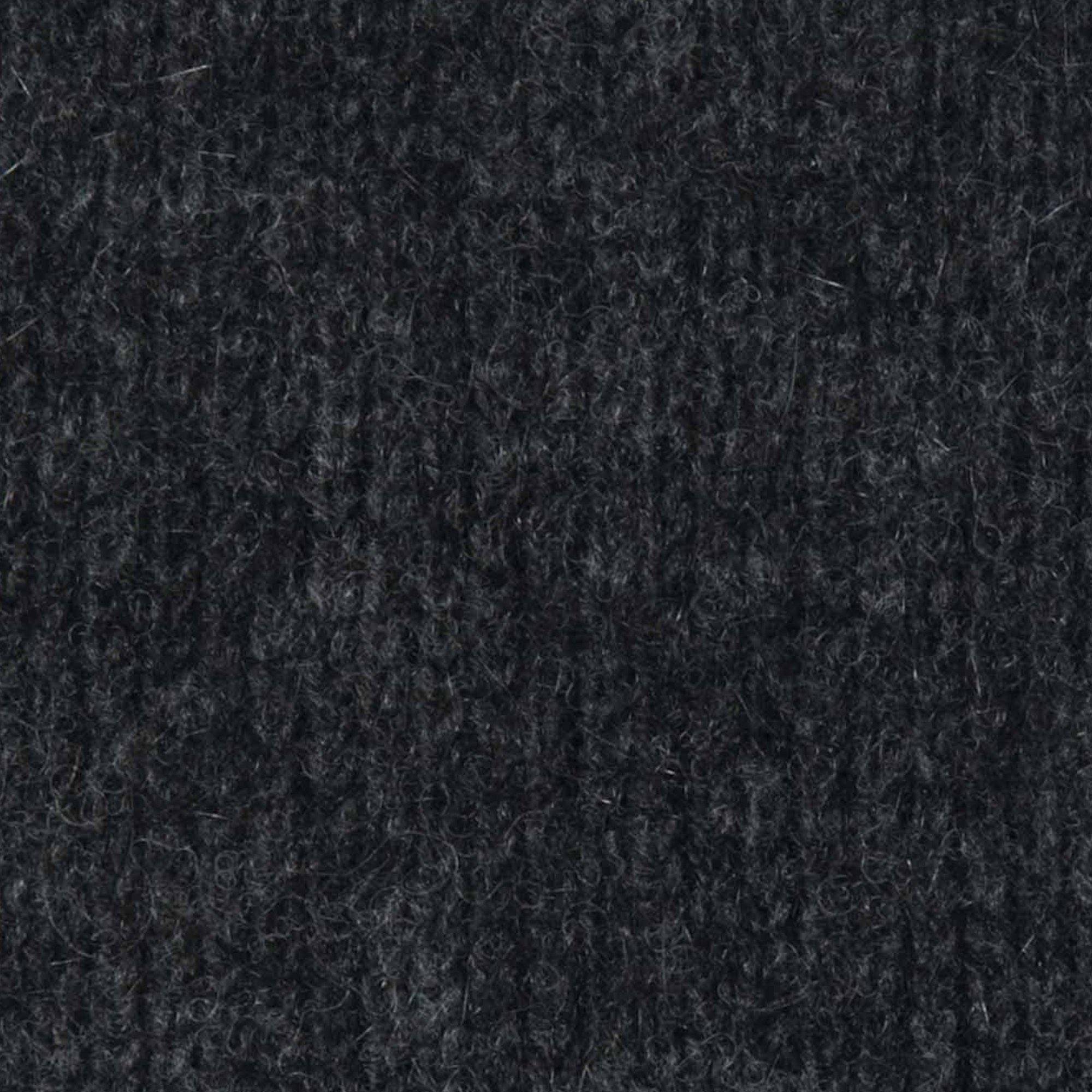 Men's charcoal crew neck jumper made from possum and merino wool by Koru, featuring a soft, warm knit fabric.