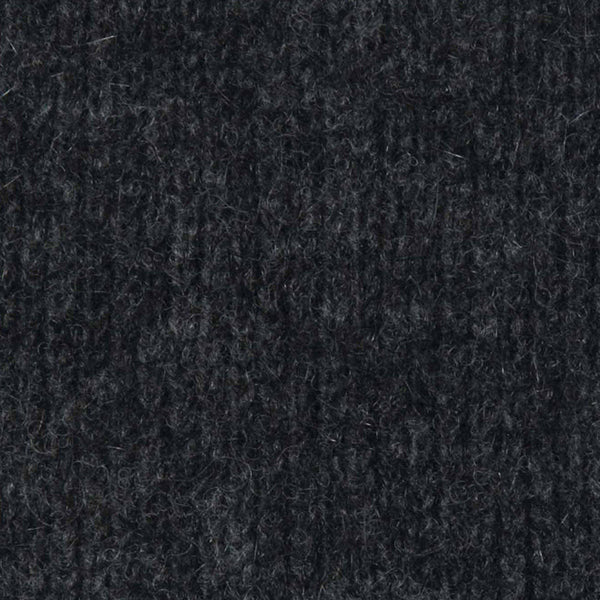 Men's charcoal crew neck jumper made from possum and merino wool by Koru, featuring a soft, warm knit fabric.
