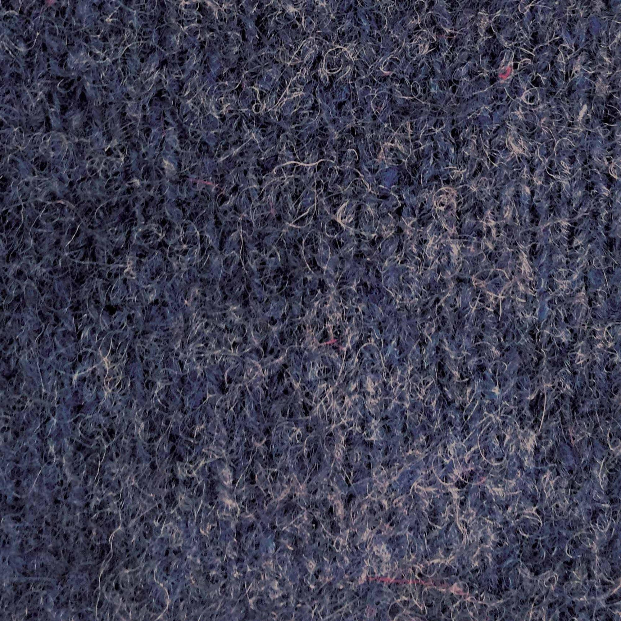 Men's indigo crew neck jumper made from possum and merino wool by Koru, featuring a cozy, classic fit and soft knit texture.