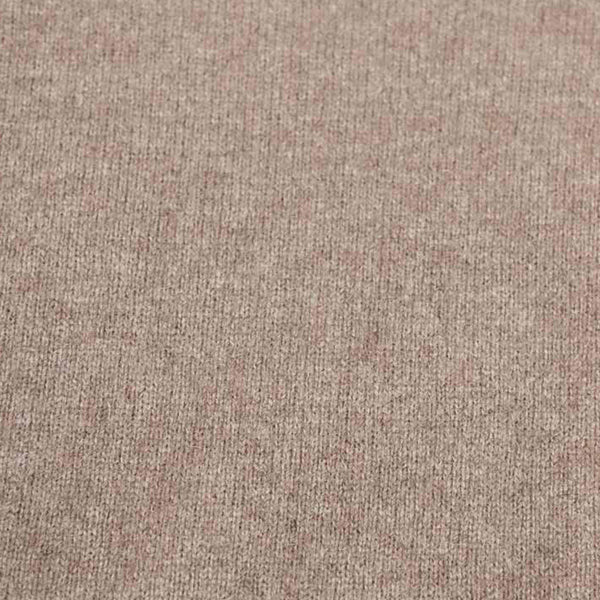 Men's Mocha crew neck jumper made from possum merino wool by Koru, featuring a cozy, stylish knit design.