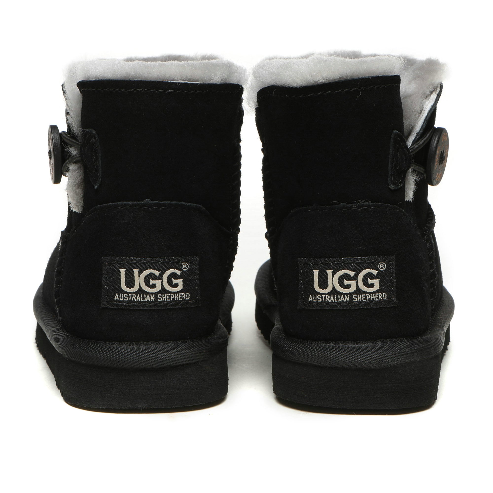 Kids' UGG Boots by EverUgg featuring mini buttons, soft sheepskin lining, and cozy, stylish design for young children.