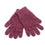 Plain Possum Merino Gloves - Rose