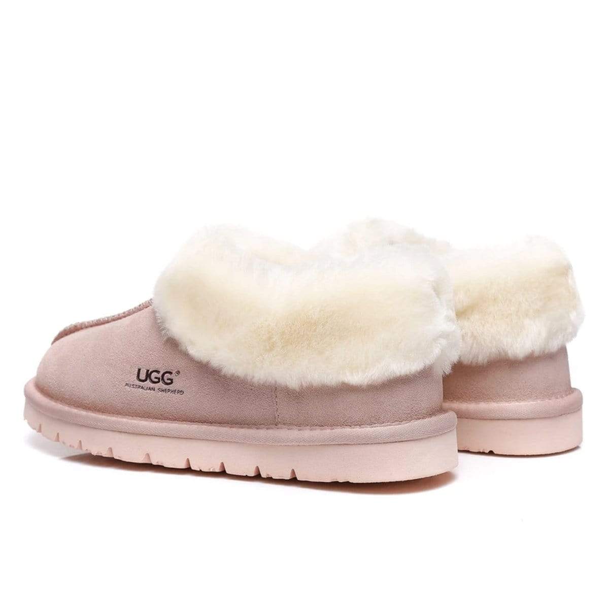 EverUgg premium ankle slippers for women, cozy slip-on shoes with plush lining and comfortable design for indoor wear.