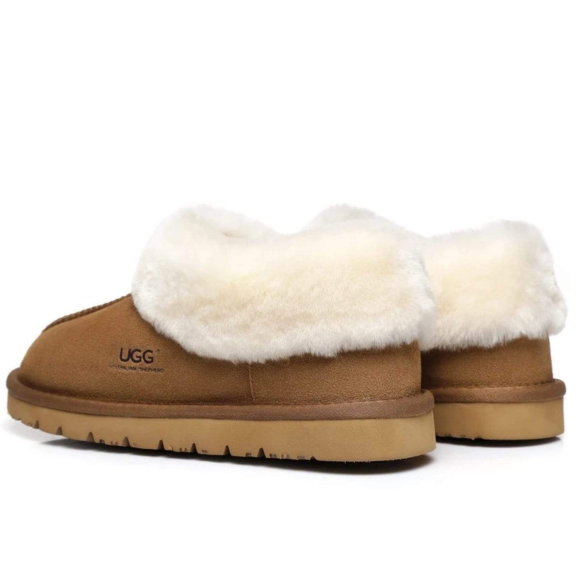 EverUgg premium ankle slippers for women featuring soft, plush material and a cozy design, perfect for indoor comfort.