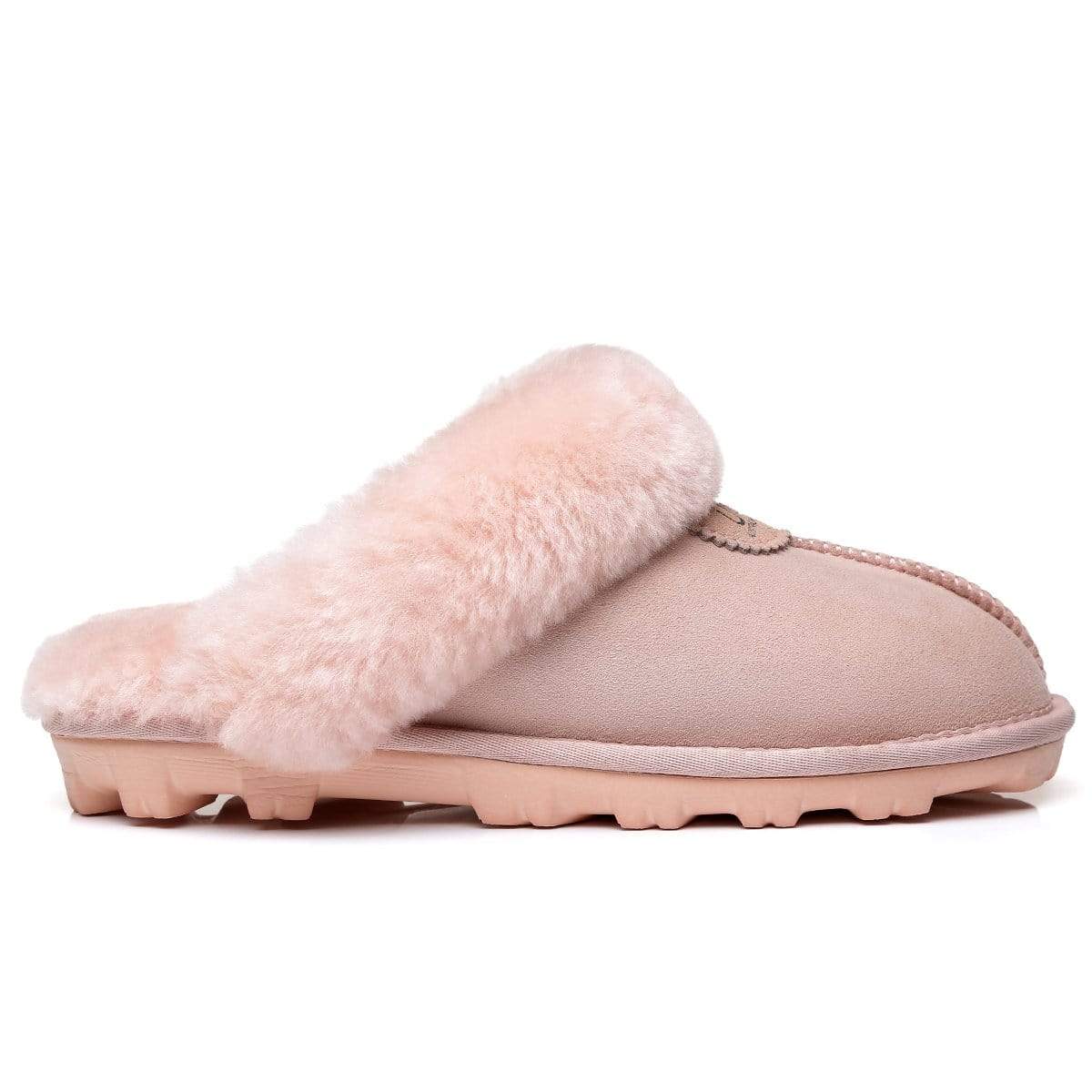 Pink EverUgg premium anti-slip women's slippers with cozy interior and durable sole, perfect for comfortable indoor wear.