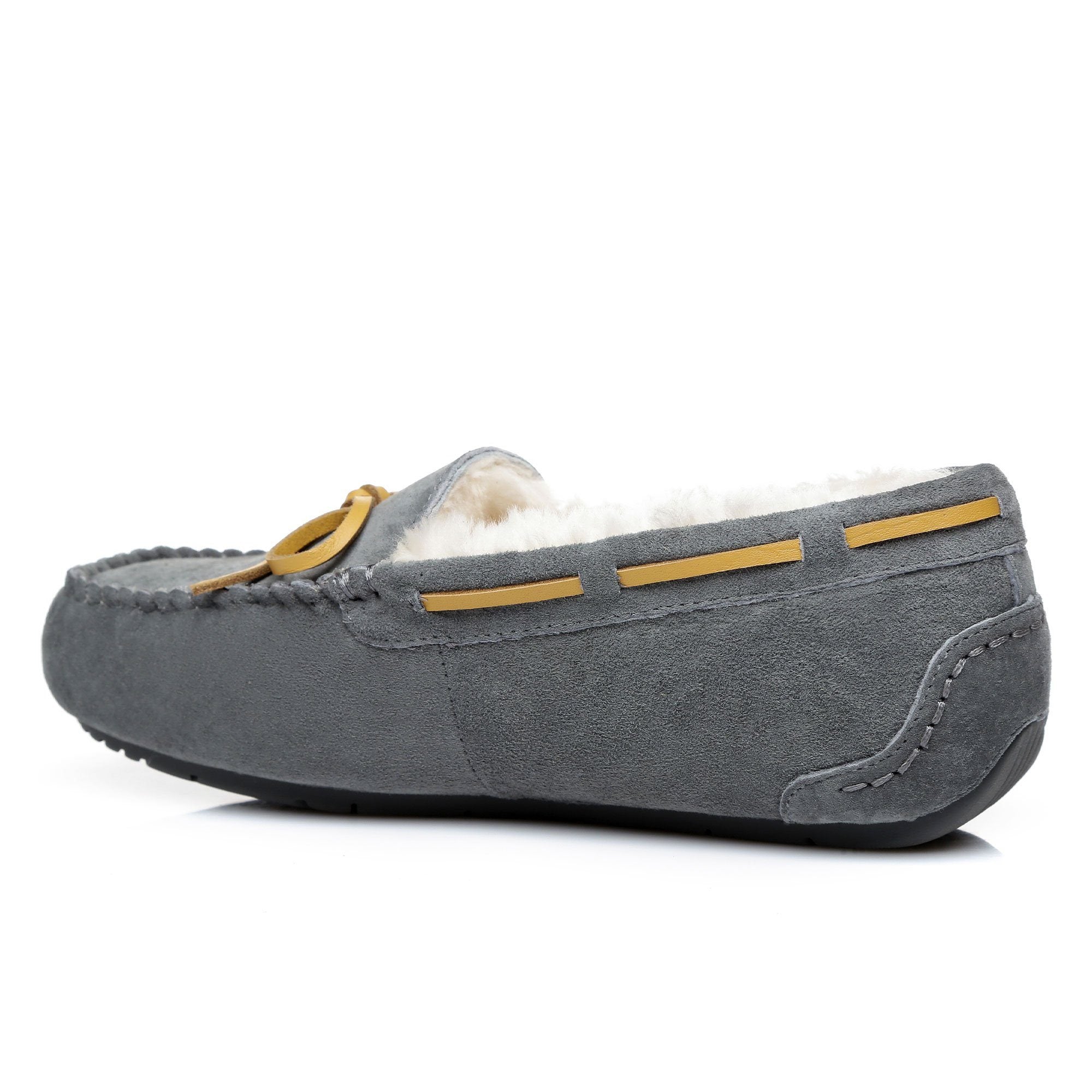 EverUgg moccasin with premium sheepskin insole, showcasing soft interior and stylish design for women’s casual shoes.