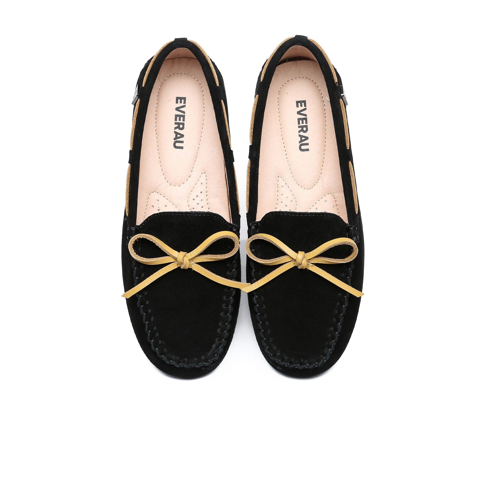 Women’s Premium Summer UGG Moccasin shoes in soft leather with stitching details and a comfortable slip-on design.
