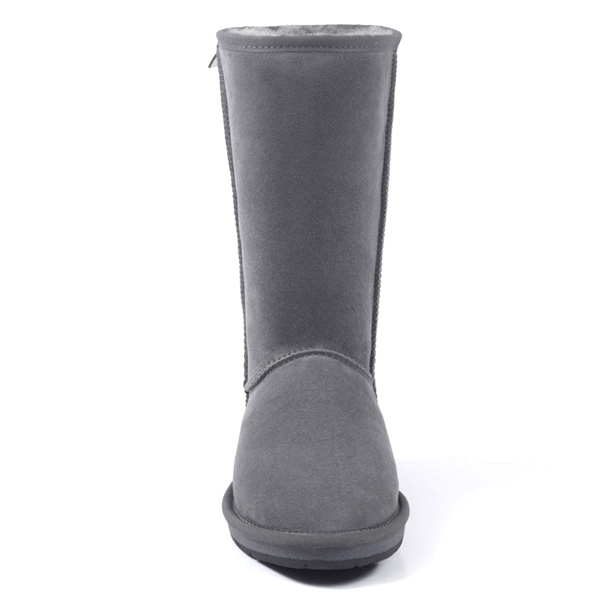 Auzland premium tall classic grey UGG boots for women, featuring cozy shearling lining and durable suede exterior.