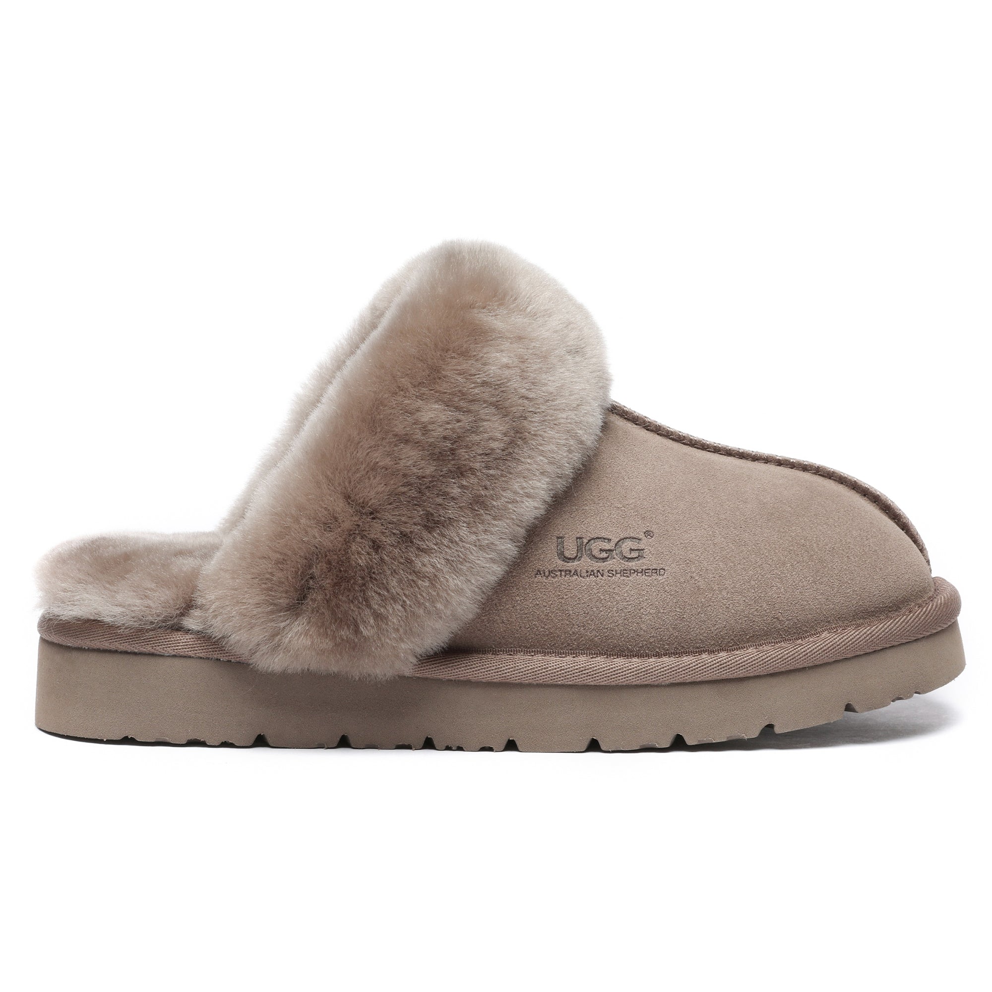 EverUgg women's premium UGG slippers with cozy plush lining and soft suede exterior, perfect for comfortable indoor wear.