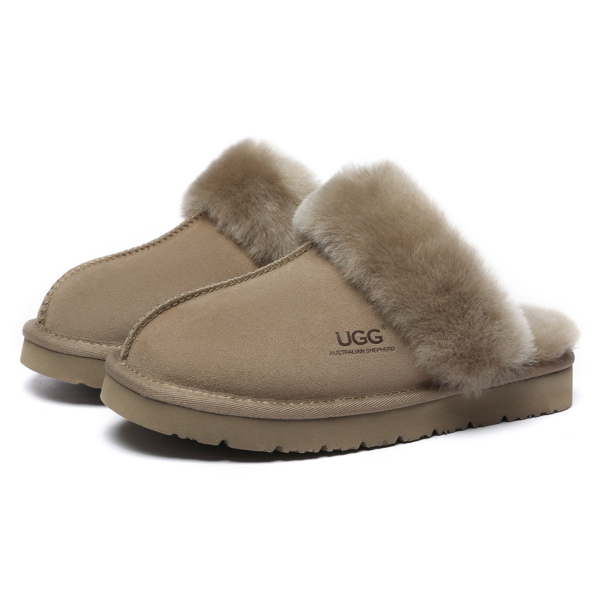 EverUgg women's UGG slippers featuring soft plush interior and cozy slip-on design, perfect for indoor comfort.