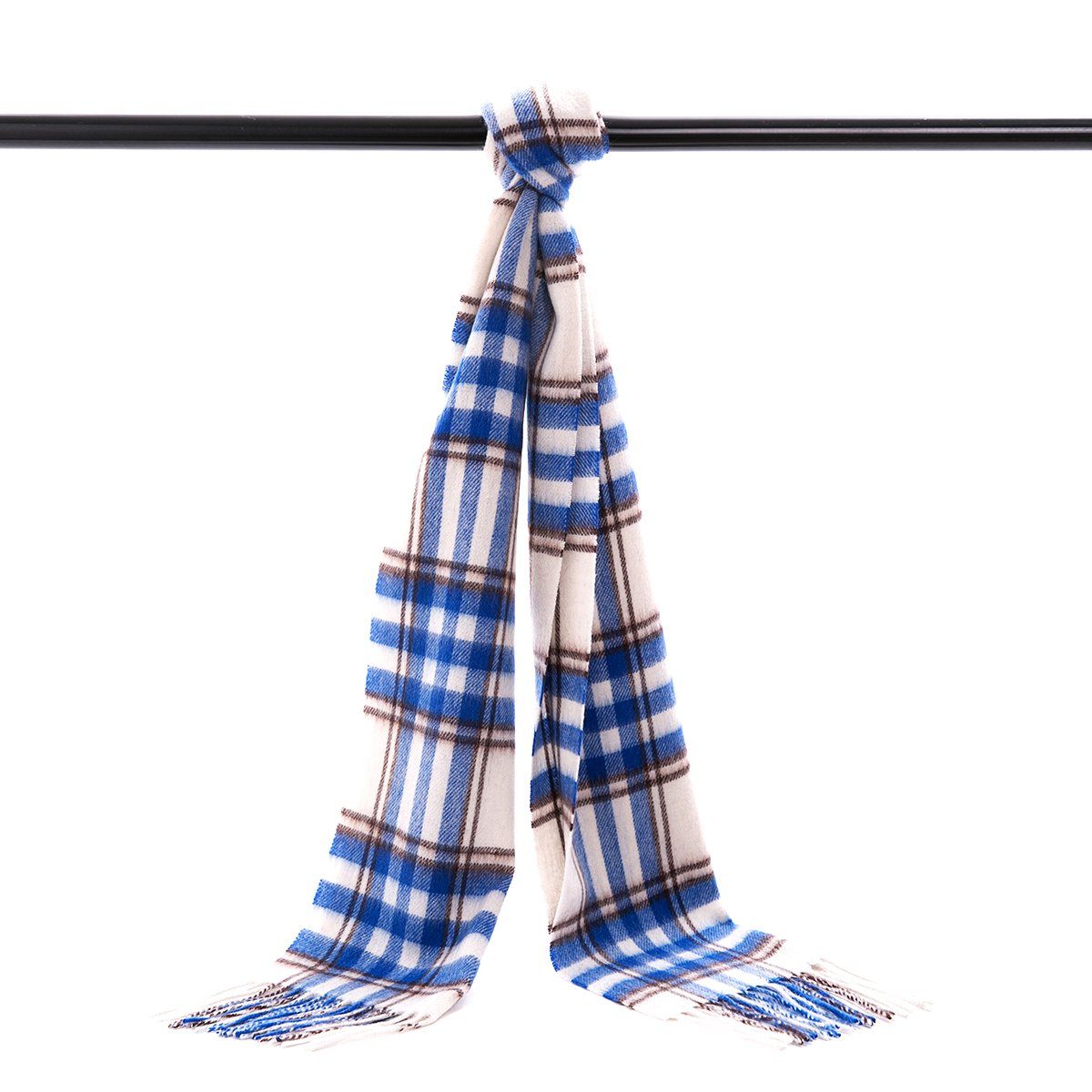 Pure Wool Scarf - Blue
