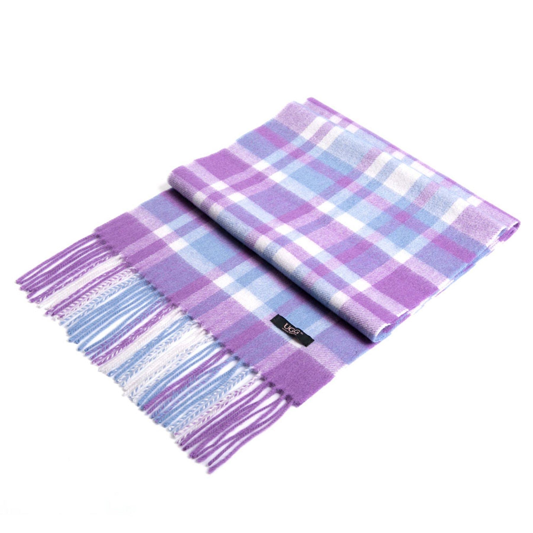 Pure Wool Scarf - Purple