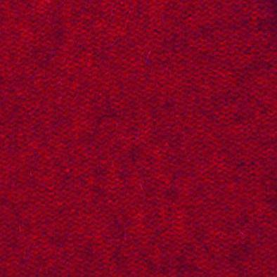 Ribbed Pattern Possum Merino Wool Scarf - Red