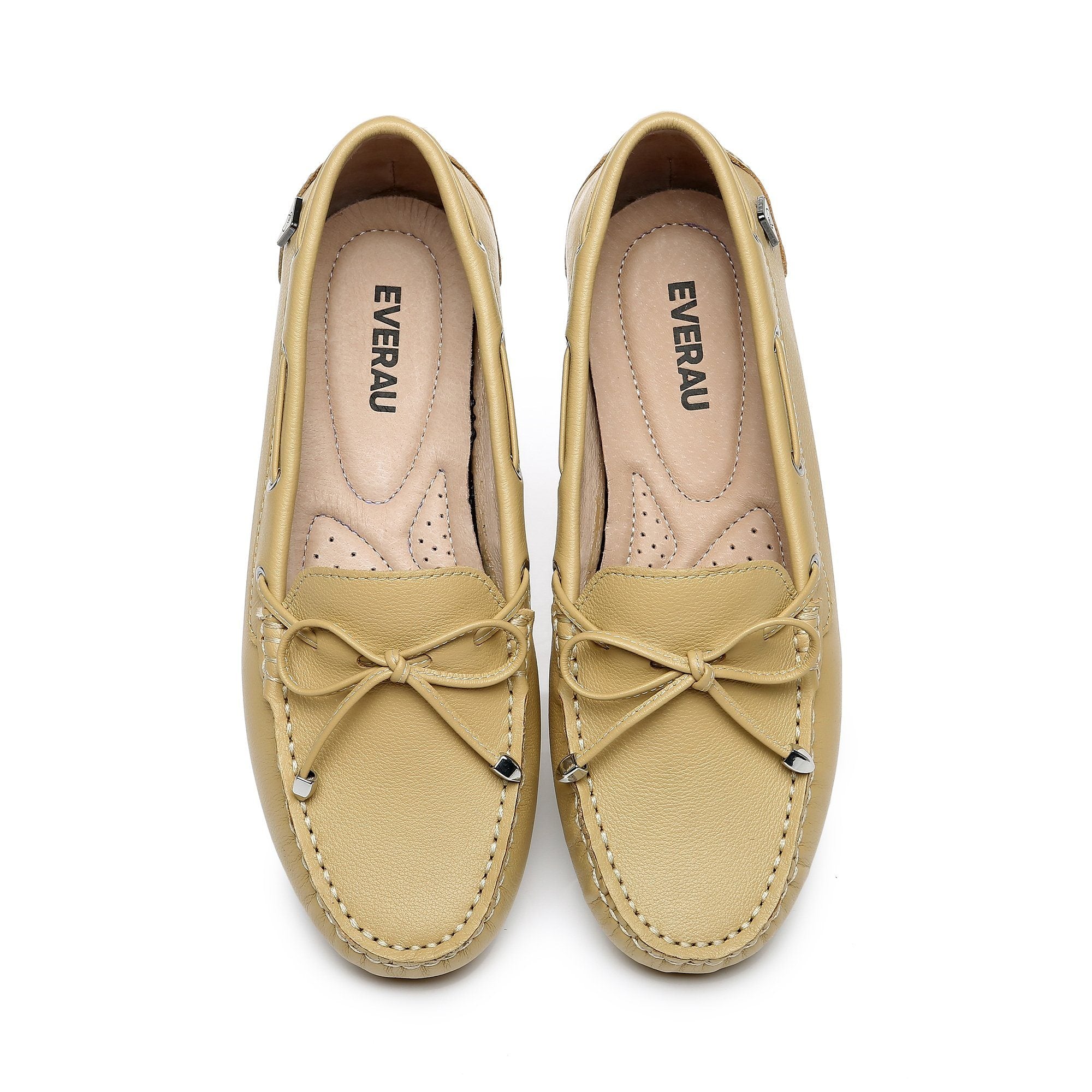 EverUgg Sammy women’s leather moccasin shoes with a sleek design and soft leather upper, perfect for casual and stylish wear.