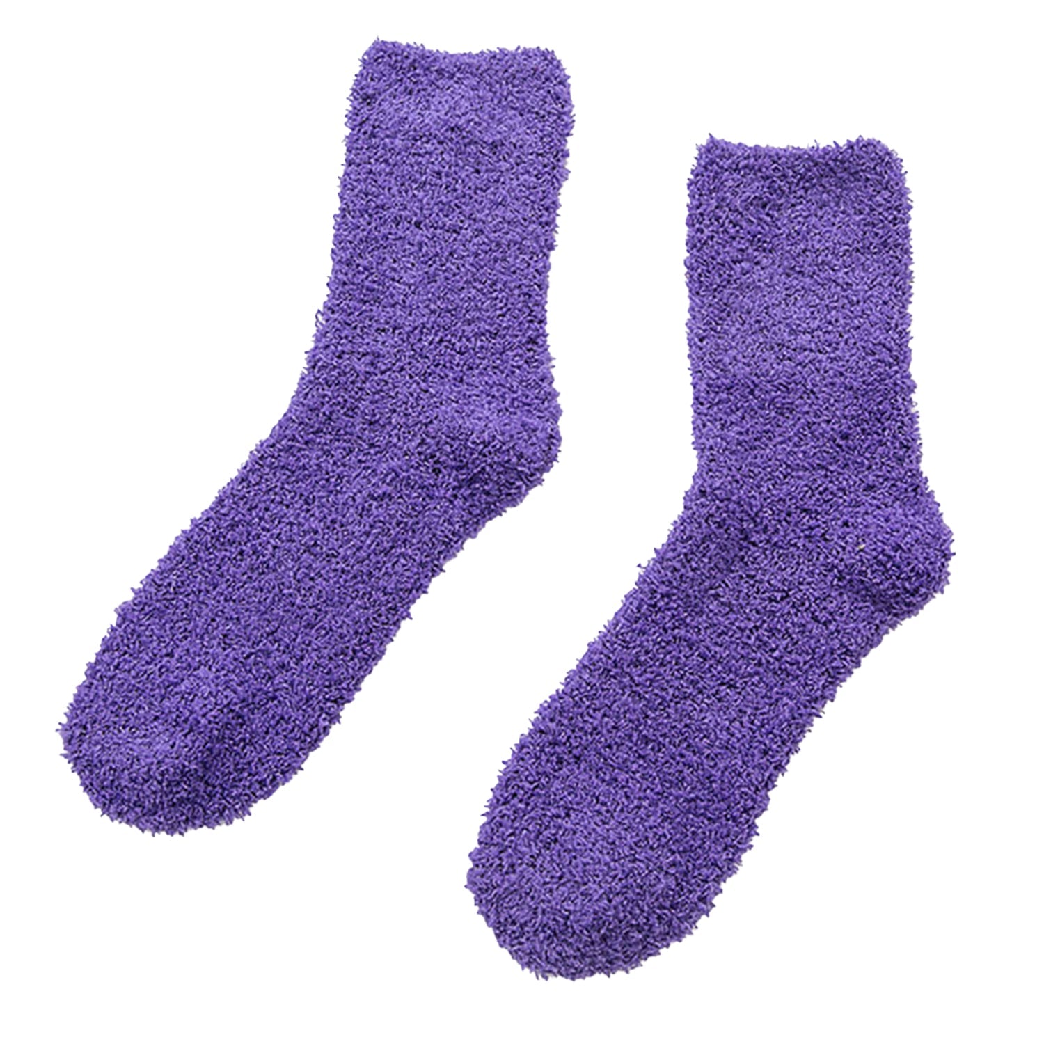 Snuggyz® Ultra Soft Socks in purple, cozy and comfortable with a smooth knit texture, ideal for everyday wear.