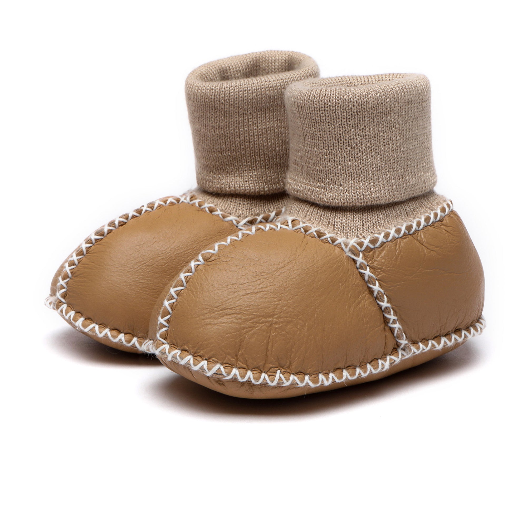EverUgg baby booties in soft, cozy UGG shoes for infants, featuring plush material and colorful design.