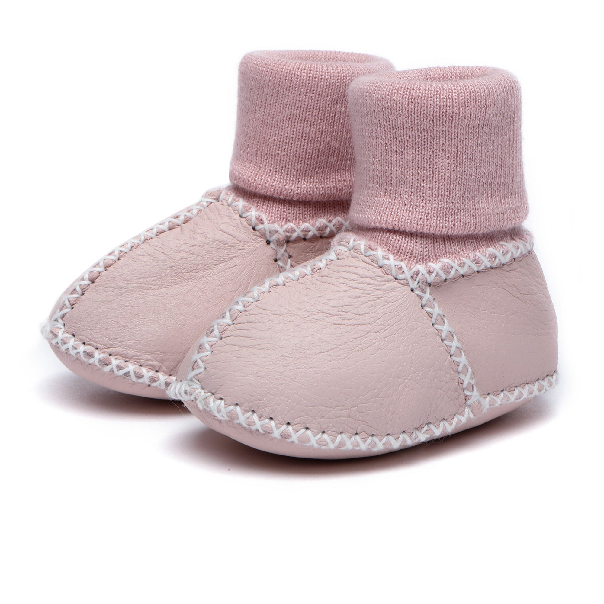 Cute EverUgg baby booties in soft, cozy UGG style with plush lining and sturdy soles, designed for infants.