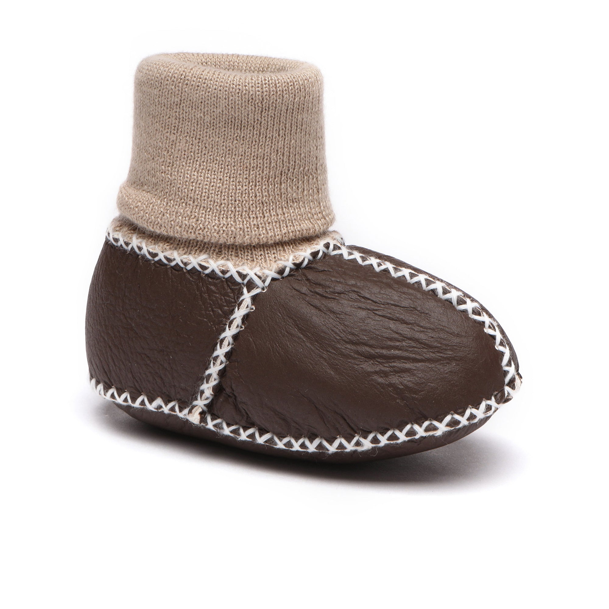 Cute EverUgg baby booties, soft UGG shoes for infants, with cozy fur lining and durable soles, designed for comfort and style.