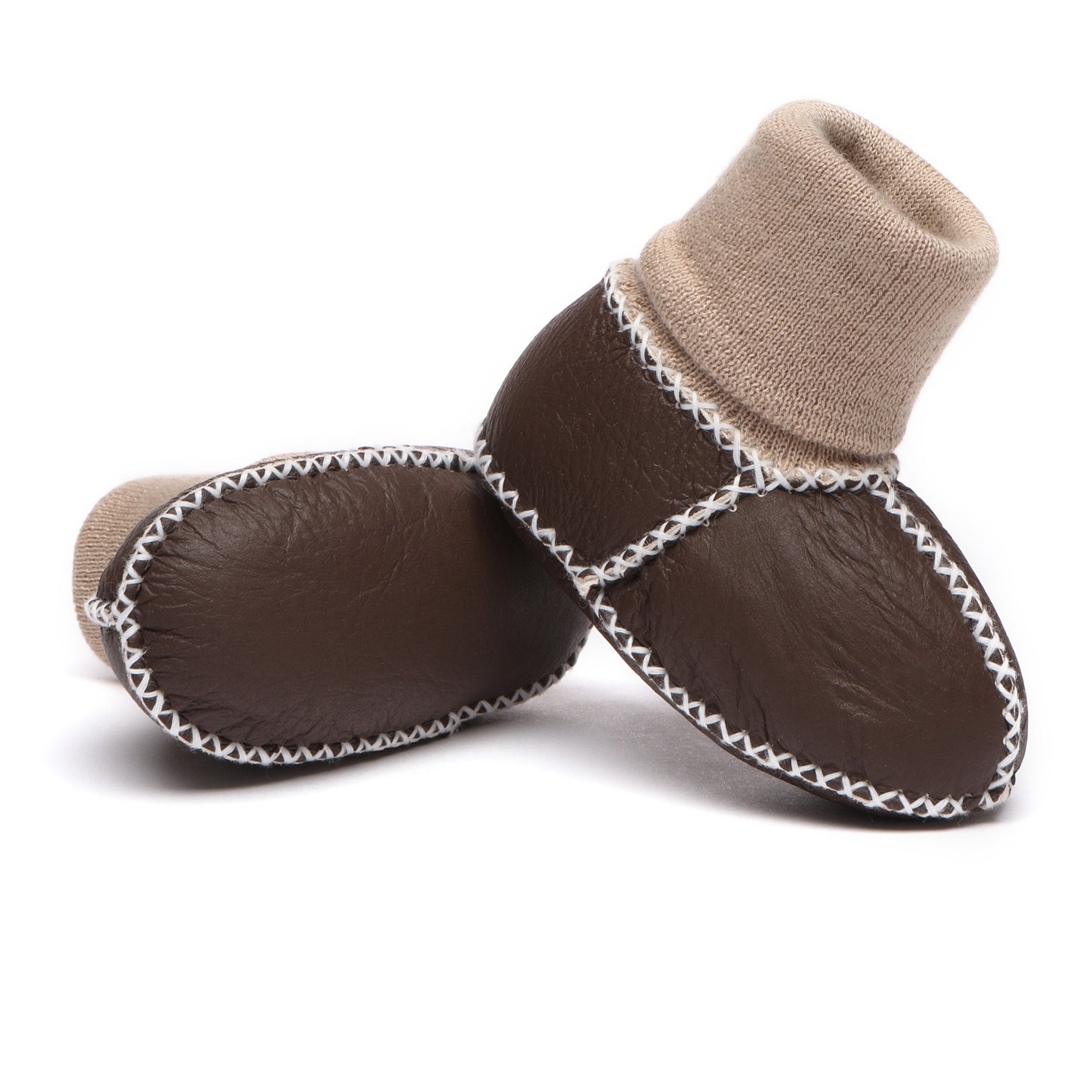 EverUgg baby booties for infants, soft and cozy UGG shoes with plush material, perfect for little feet.