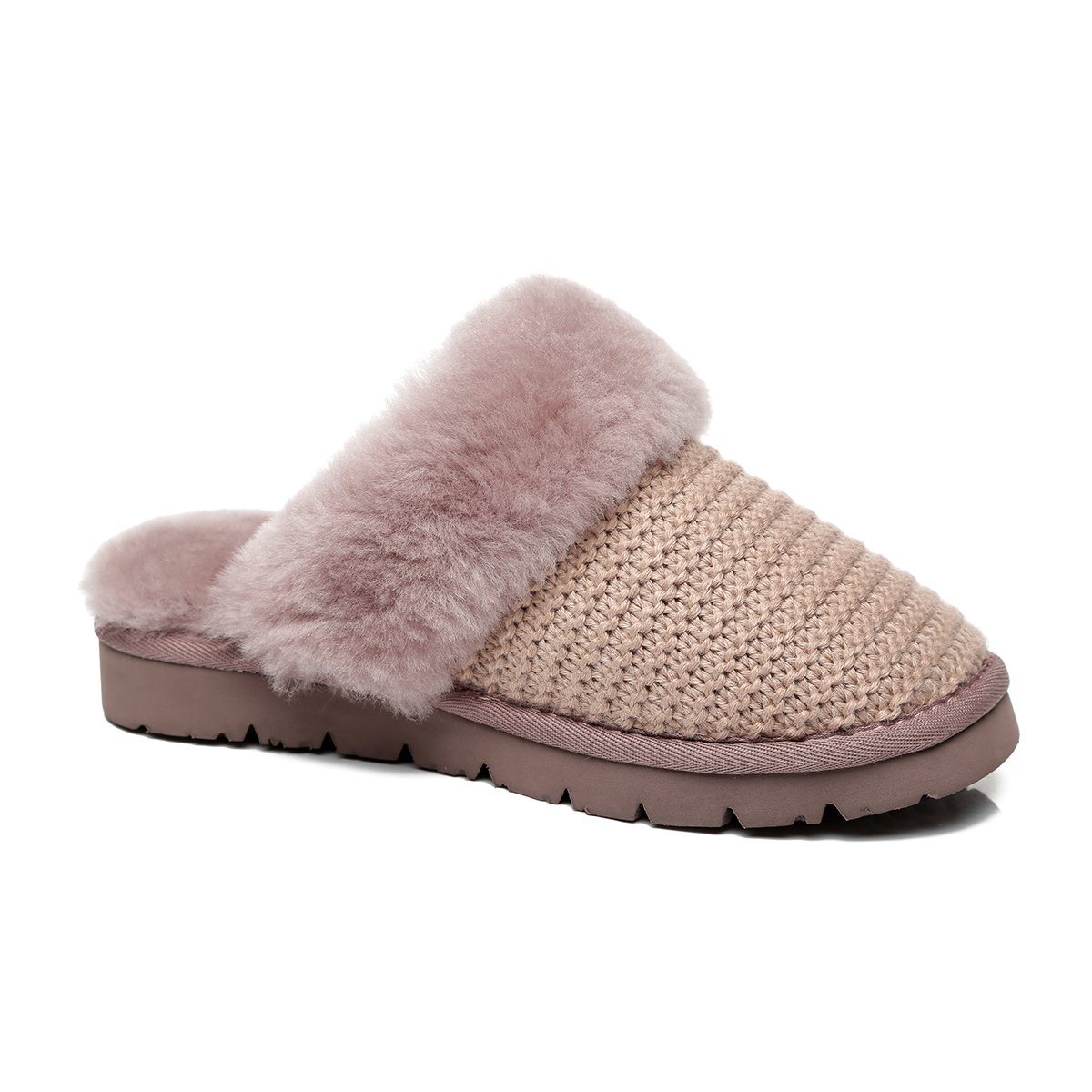 EverUgg canvas slippers for women, casual slip-on shoes with a comfortable design and soft fabric upper.