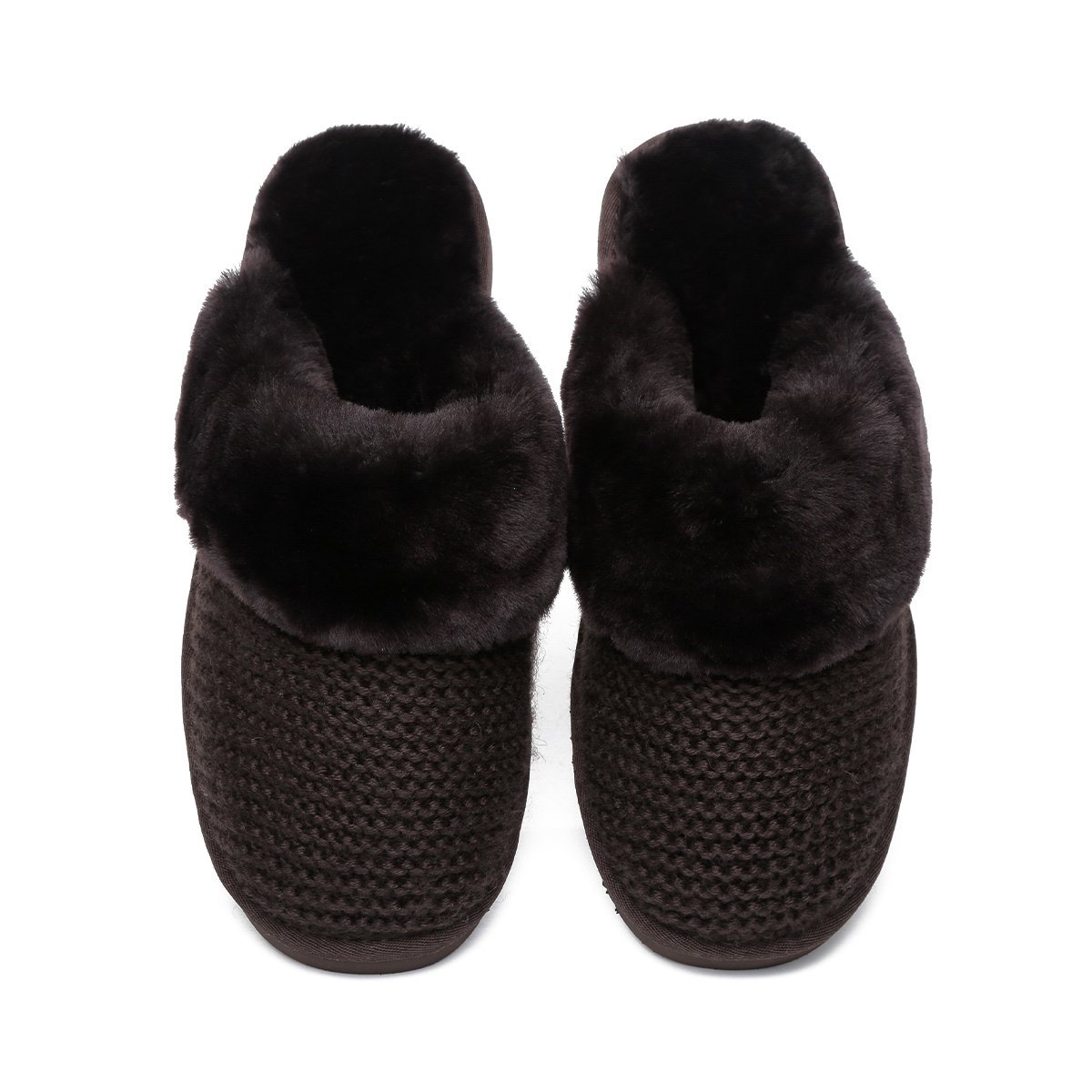 EverUgg canvas slippers for women, casual slip-on shoes with comfortable design and neutral color, perfect for indoor wear.