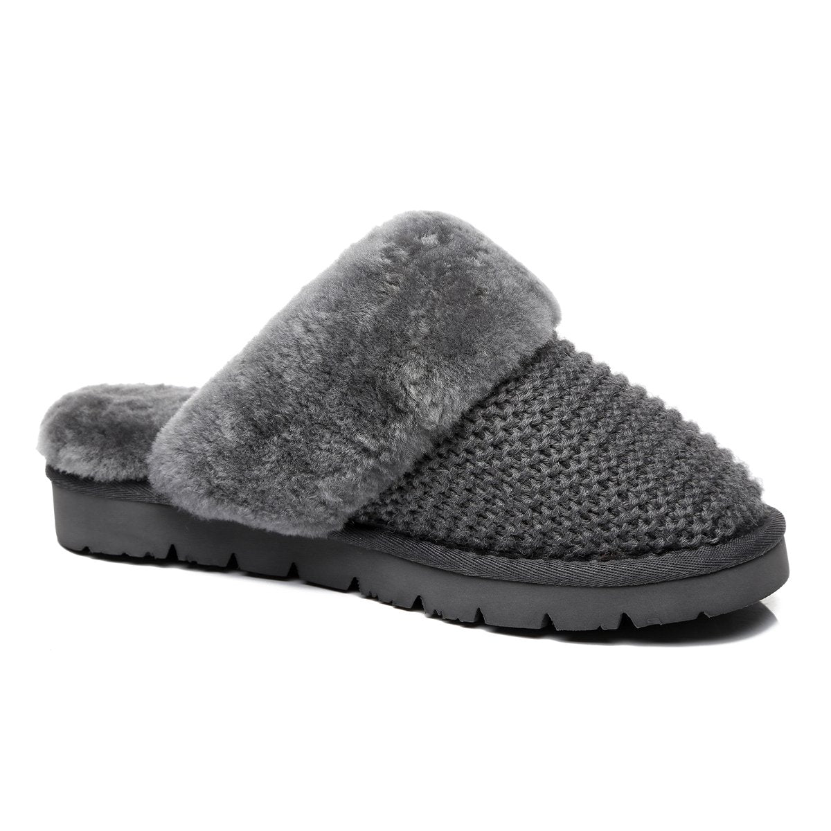 EverUgg canvas slippers for women featuring a casual slip-on style with soft fabric and comfortable design.