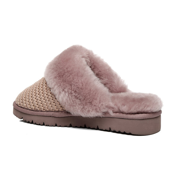 EverUgg canvas slippers for women, casual slip-on shoes with a soft fabric upper and comfortable sole, ideal for indoor wear.