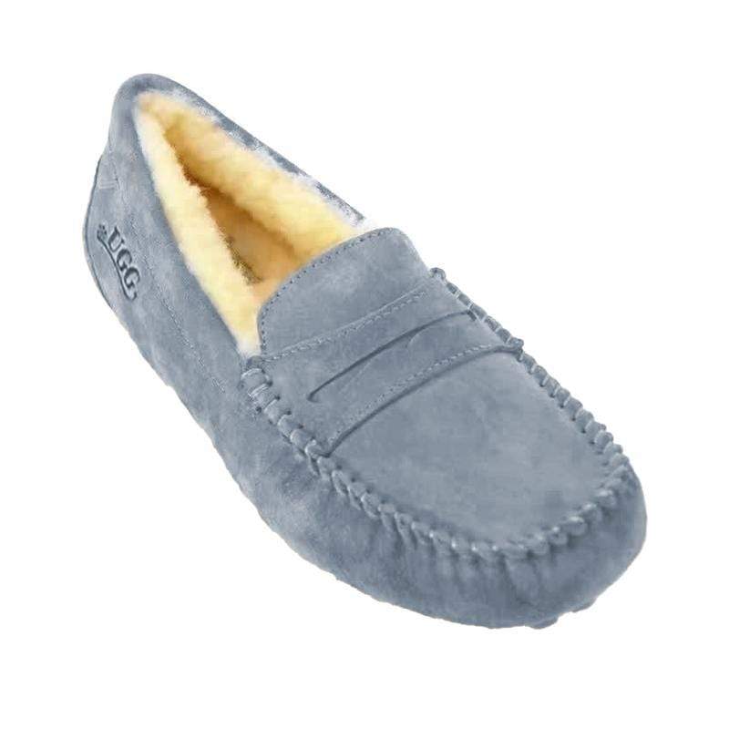 AuSnow UGG flats moccasin shoes for women featuring soft slip-on slippers with cozy design and comfortable fit.