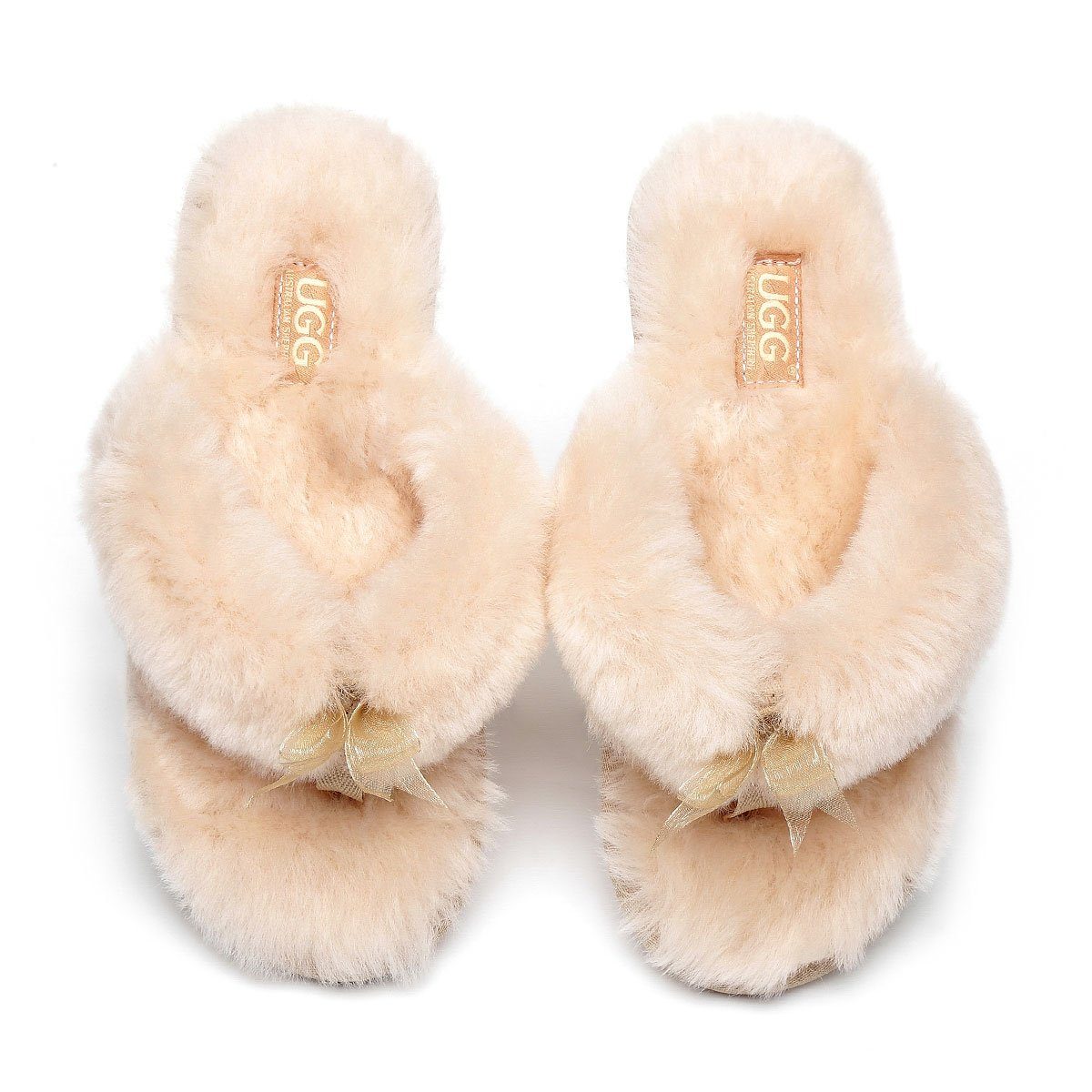 EverUgg Fluff Slippers for women, cozy plush slippers with soft fur lining, perfect for indoor comfort and relaxation.